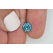 Loose Blue Diamond Fancy Color Round Shape Deal 1.58 Carat SI2 Natural Enhanced