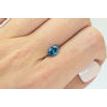 Oval Cut Diamond Fancy Blue Color 1.05 Carat SI1