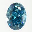 Oval Cut Diamond Fancy Blue Color 1.05 Carat SI1
