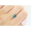 Oval Cut Diamond Fancy Blue Color Loose 1.62 Carat VS2