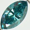 Marquise Shape Diamond Fancy Blue Color 0.53 Carat VS1