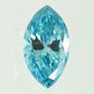 Marquise Cut Diamond Fancy Blue Color SI1 0.50 Carat