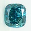 Cushion Cut Diamond Fancy Blue Certified 1.18 Carat VVS2