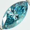 Marquise Shape Diamond Fancy Blue Color 0.51 Carat VS1