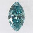 Marquise Cut Diamond Fancy Blue Color SI2 0.52 Carat