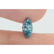 Marquise Cut Diamond Fancy Blue Color 0.58 Carat VS2