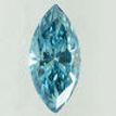Marquise Cut Diamond Fancy Blue Color 0.58 Carat VS2