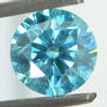 Loose Round Diamond Fancy Blue 1.13 Carat SI2