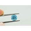 Round Diamond Fancy Blue 1.12 Carat SI1