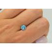 Round Diamond Fancy Blue 1.12 Carat SI1