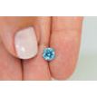 Round Diamond Fancy Blue 1.12 Carat SI1