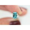 Loose Emerald Diamond Fancy Blue 1.53 Carat SI1