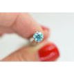 Loose Round Diamond Fancy Blue 1.13 Carat SI2