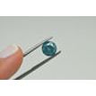 Loose Blue Diamond Round Shape 1.97 Carat Fancy Color I1 Earth Mined Enhanced