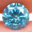 Round Diamond Loose Fancy Blue I1 0.53 Carat