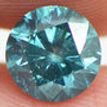 Round Diamond Fancy Blue Color 1.21 Carat SI1 Certified