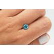 Round Diamond Fancy Blue Color 1.21 Carat SI1 Certified