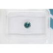 Round Cut Diamond Fancy Blue Color 0.31 Carat SI1 IGI Certificate