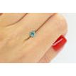 Round Cut Diamond Loose Fancy Blue 0.49 Carat VS1