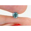 Round Cut Diamond Loose Fancy Blue 0.49 Carat VS1