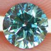 Round Cut Diamond Loose Fancy Blue 0.49 Carat VS1