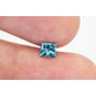 Princess Cut Diamond Blue Color 0.54 Carat SI1