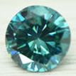 Round Cut Fancy Blue Diamond 0.45 Carat VS2 5.01X4.87 MM