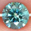 Loose Round Diamond Fancy Blue 0.44 Carat VS1