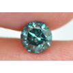 Loose Round Shape Diamond Fancy Blue 0.62 Carat SI1 Certified Enhanced