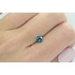 Round Cut Diamond Fancy Blue Color 0.62 Carat SI1