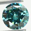 Round Diamond Fancy Blue Color 1.16 Carat SI1