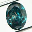 Fancy Blue Oval Diamond 1.65 Carat I1