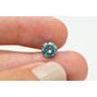 1.81 Carat Diamond Fancy Blue Color Round Shaped Loose I1 Certified Enhanced 7.48X7.42 MM For Wedding Ring