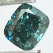 Cushion Cut Diamond Fancy Blue Color VS2 1.54 Carat