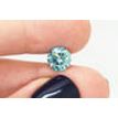 Round Cut Diamond Fancy Blue 2.22 Carat SI1