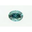 Loose Oval Diamond Fancy Blue 1.03 Carat VS2