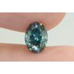 Loose Oval Diamond Fancy Blue 1.03 Carat VS2