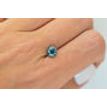 Cushion Cut Diamond Fancy Blue VS2 1.61 Carat