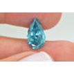 Pear Shape Diamond Fancy Blue Color 3.12 Carat I1