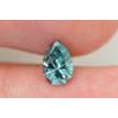 Pear Shape Diamond Fancy Blue Color 0.46 Carat SI2