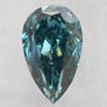 Pear Shape Diamond Fancy Blue Color 1.03 Carat SI1 IGI Certified