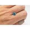 Round Cut Diamond Fancy Blue 1.75 Carat SI1