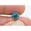 Round Cut Diamond Fancy Blue 1.75 Carat SI1
