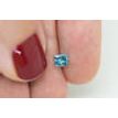 Princess Cut Diamond Blue Color 0.54 Carat SI1