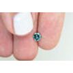 Round Cut Fancy Blue Diamond 0.45 Carat VS2 5.01X4.87 MM