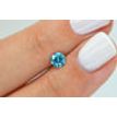 Blue Color Round Diamond 0.42 Carat SI1