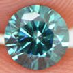 Round Shape Diamond Blue Color Loose 1/2 Carat VS2