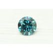 Round Shape Diamond Blue Color Loose 1/2 Carat VS2