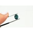 Fancy Blue Oval Diamond 1.65 Carat I1