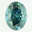 Loose Oval Diamond Fancy Blue 1.03 Carat VS2